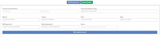 CareerCert's personnel records allow you to see user names