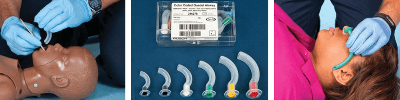 Oral and nasal airways examples