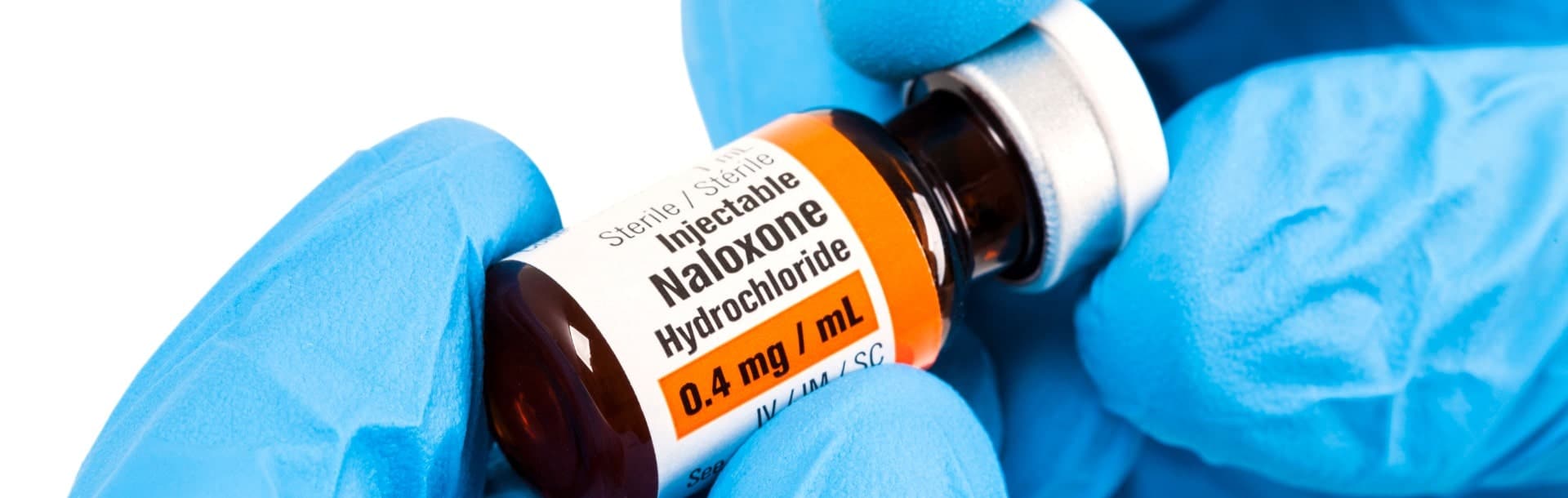 Naloxone being used after opioid overdose